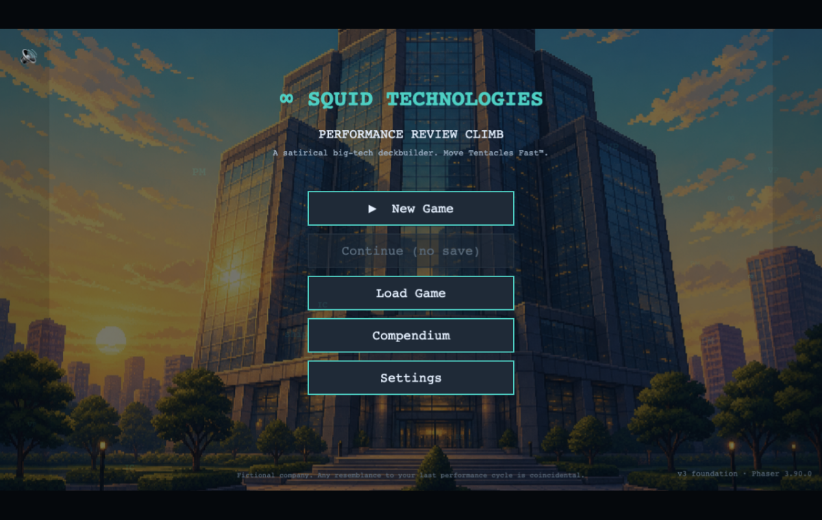 Performance Review Climb game menu